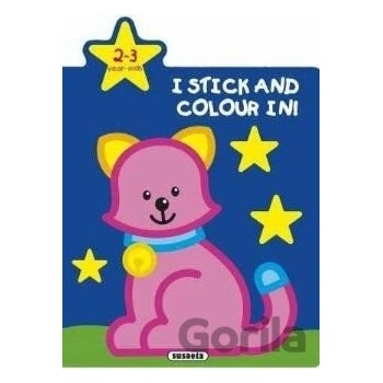 I stick and colour in! - Cat 2-3 year old