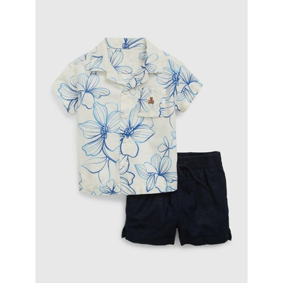 GAP Бебешка ленена риза и шорти GAP GAP | Sin | Момчешки | 62-68