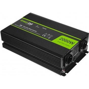 Green Cell Мобилен DC/AC инвертор Green Cell 24/220V - 2000W чиста синусоида (INV20DE)