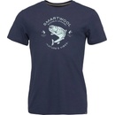 Unisex tričko SmartWool Trout Fishing Graphic Short Sleeve Tee dn modrá