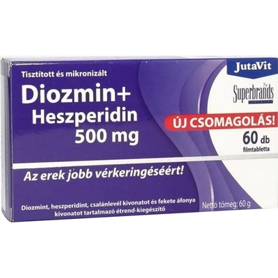 JutaVit Diosmin + Hesperidin 500 mg 60 ks