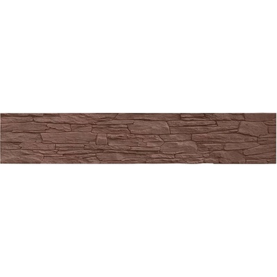 BEVES Betonový panel lámaný kámen 1-str. hnědý; 200x40x4cm