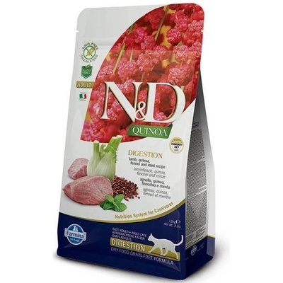 N&D Cat Grain Free QUINOA Digestion LAMB 2 x 1,5 g