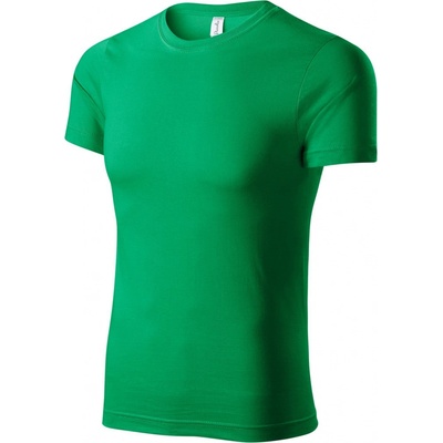 Piccolio Paint Tričko unisex středně zelená