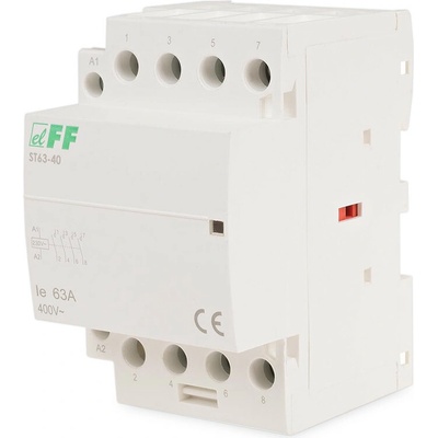 ST63-40 - Elektromagnetický stýkač, 230V, 63A, 4x NO, AC1: 24kW / AC3: 8,5kW