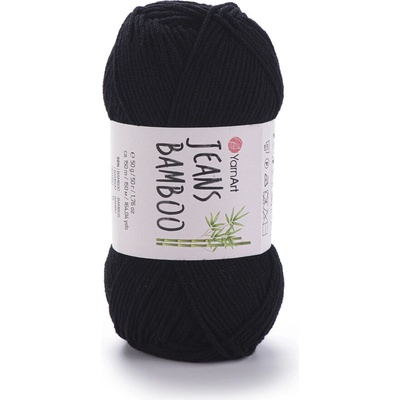 Yarn Art Jeans Bamboo 135 černá
