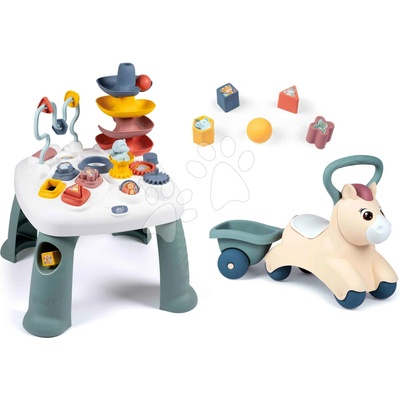 Smoby Set didaktický stolík Activity Table Little a Pony s prívesom