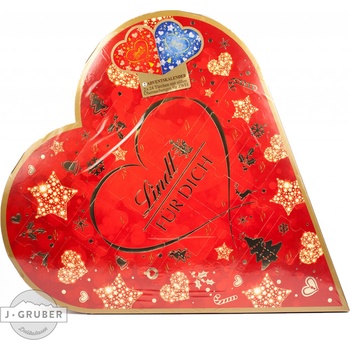 Lindt adventní kalendář ve tvaru srdce pro zamilované 505g