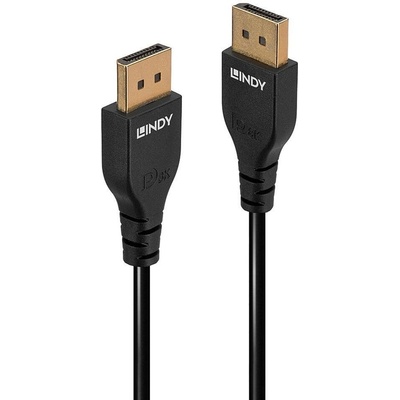 Lindy Lindy DisplayPort 1.4 кабел, Slim, черен, 2м (36462)