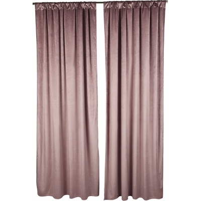 LIVARNO Sada závěsů, 2dílná, 135 x 254 cm (světle růžová)