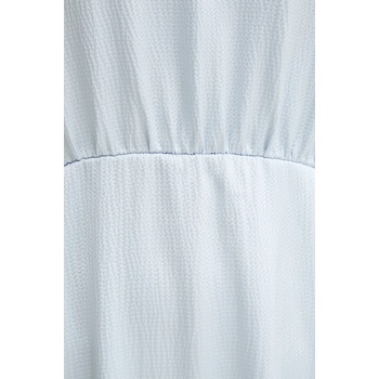 Samsøe Samsøe Рокля Samsoe Samsoe SALUCINDY в синьо дълга разкроена F25100014 (F25100014)