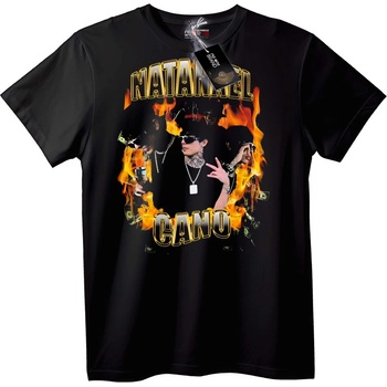NOONEBRAND Тениска Nataaniel Cano Пламък - 2XL, White