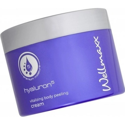 Wellmaxx Hyaluron5 vitalizing body peeling cream pílingový krém 200 ml