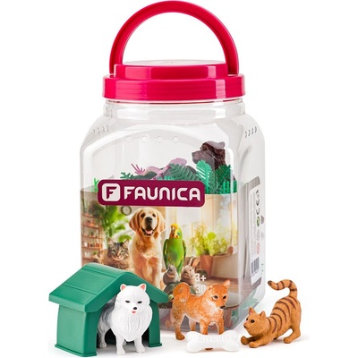 Faunica Комплект фигурки Faunica - Домашни любимци, 30 части (96023)