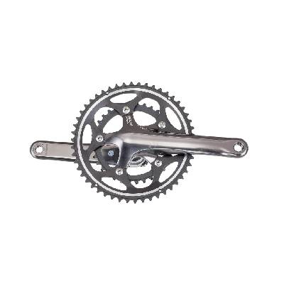 , fc-5650-l, 105, double 170mm, hollowtech 2, for rear 10sp. , 50x34t w/bb parts, black (cr290)