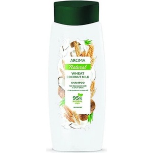 Aroma Natural Шампоан за увредена коса, пшеница и кокос, 400 ml - ozone