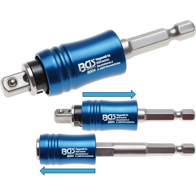 BGS Technic 109004 Magnetický držák 1/4" pro bity a nástrčné klíče "2 V 1"