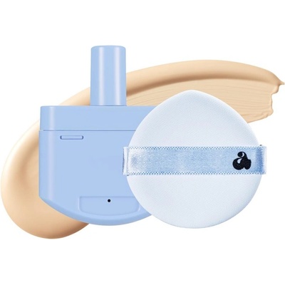 Unleashia Фон дьо тен Babe Skin Baby Blue, 21W, пълнител, 15 g + Гъба за грим