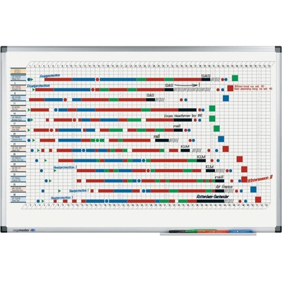 Legamaster Premium lakovaná roční plánovací tabule 60 x 90 cm