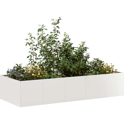 vidaXL Truhlík 200x80x40 cm nerezová ocel