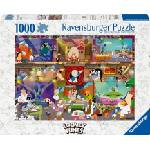 Ravensburger Пъзел Ravensburger от 1000 части - Шантави рисунки (12001811)