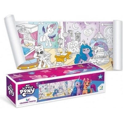 Plagát na vyfarbenie My Little Pony 70x16cm