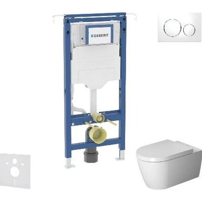 Geberit Duofix Duravit s tlačidlom Sigma20 SANI11CP3110