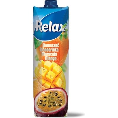 Relax pomeranč mandarinka maracuja a mango 1 l