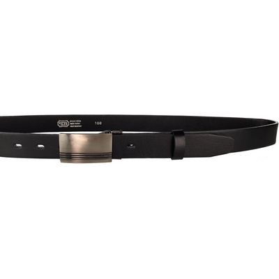 Penny Belts pánský kožený opasek 30-100-2PS-60 černý