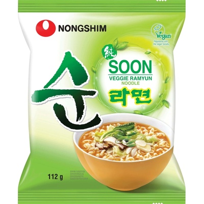 Nongshim Instant Nooddles Soon Veggie Ramyun jemné 112 g
