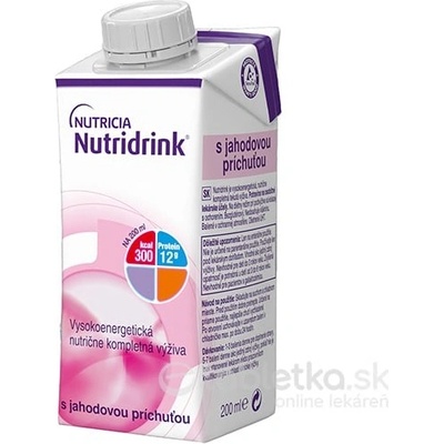 Nutridrink s jahodovou príchuťou 200 ml