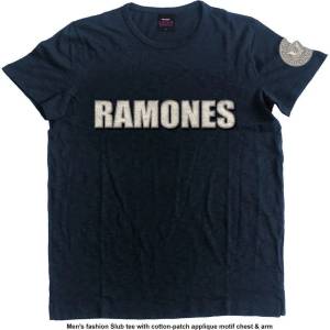 Ramones Logo & Presidential Seal Navy Blue M Риза (RAAPSLUB01MN02)