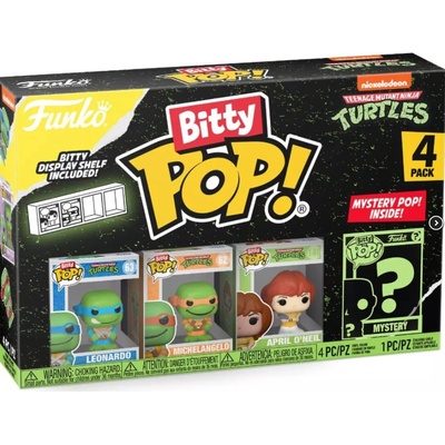 Funko Bitty Pop! 4-Pack: Teenage Mutant Ninja Turtles - Leonardo a ostatní