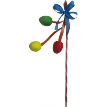 Pomlázka + vajíčka zápich 30cm 10ks