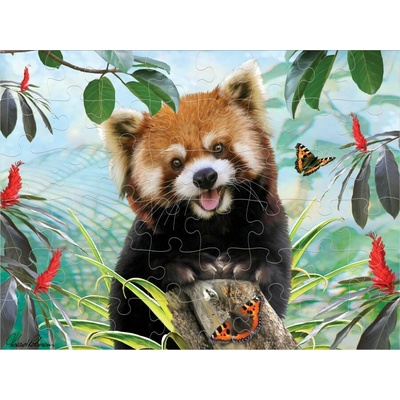 PRIME 3D puzzle Červená panda 48 ks – Zboží Mobilmania