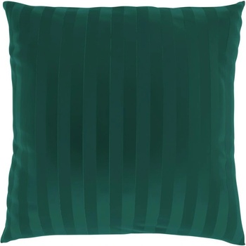Kvalitex satén s prúžkom tmavo zelená 70 x 90 cm