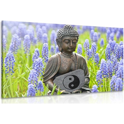 Obraz jin a jang Budha - 60x40