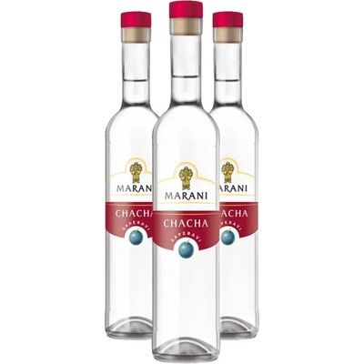 Marani Gruzínska vodka ČAČA Saperavi 40% 40% 3 x 0,75 l (holá lahev)