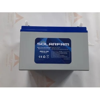 Image 1 of SolarFam Тягов гелов акумулатор 12V 100Ah (ak_12V_100Ah)