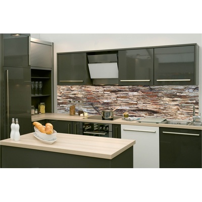 DIMEX ART Фототапет за кухня - каменна стена 260 x 60 см