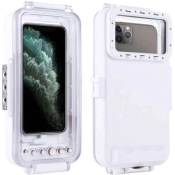 Pouzdro SES Profesionální vodotěsné šnorchlování a potápění až do 40m iPhone 14 Plus - bílé