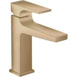 Hansgrohe Metropol - Смесител за мивка с Push-Open изпразнител, четкан бронз 32507140 (32507140)