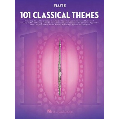 101 Classical Themes for Flute skladby pre priečnu flautu