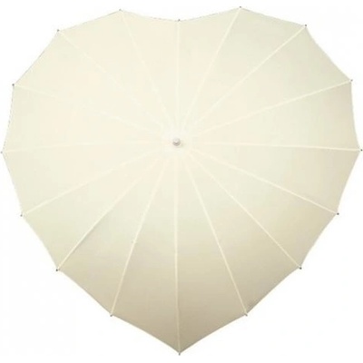 Holový deštník srdce HEART smetanový – Hledejceny.cz