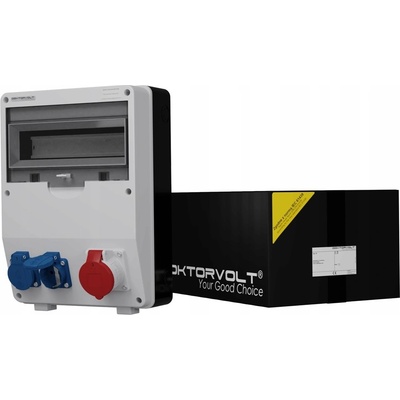 Stavební rozvaděč TD 16A 2x230V Schuko Doktorvolt DV-6763-D