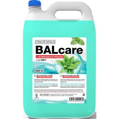 Balcare antibakteriální tekuté mýdlo máta 5 l