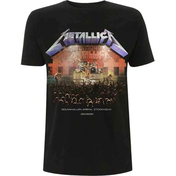 Metallica Риза Stockholm '86. Unisex Black L (METTS11MB03)