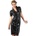 Латексова рокля с двупосочен цип, размер S - LateX Zip Dress (29011961021)