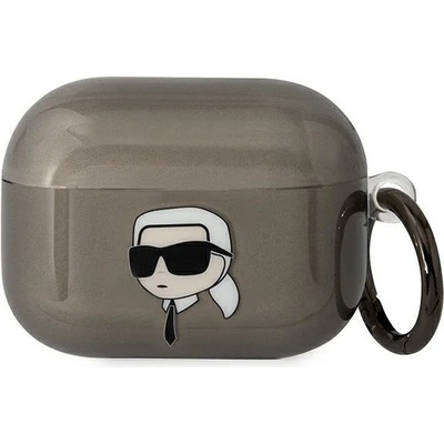 Karl Lagerfeld Кейс Karl Lagerfeld KLAPHNIKTCK за AirPods Pro, черен / черен, Karl`s Head (KF001568-0)