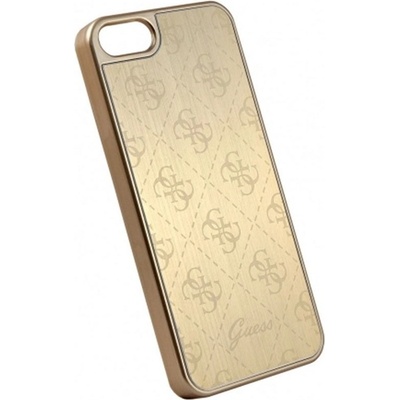 Pouzdro Guess 4G Aluminium Apple iPhone 5, iPhone 5S, iPhone SE zlaté – Zbozi.Blesk.cz